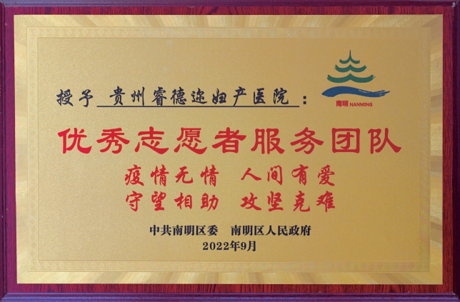 优秀志愿者服务团队